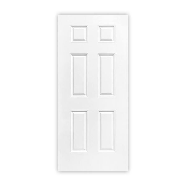 3-0 X 6-8 Smooth 6-Panel Fiberglass Doors (Pallet of 25)