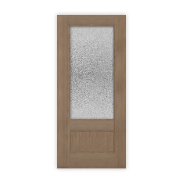 3-0 X 6-8 Fir Direct Glazed Fiberglass Doors with 3/4 Lite Over 1-Panel (Pallet of 25)